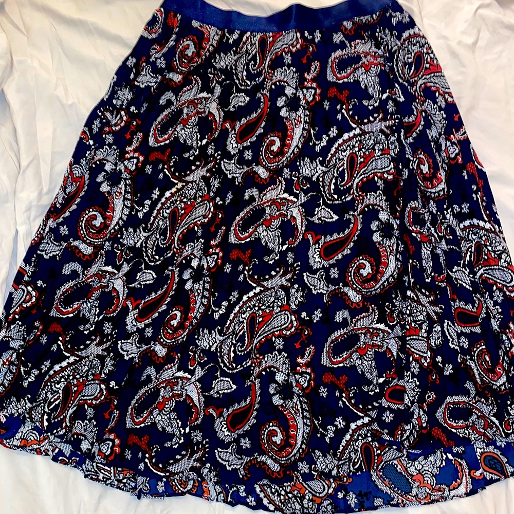 Express Pleated Midi Skirt